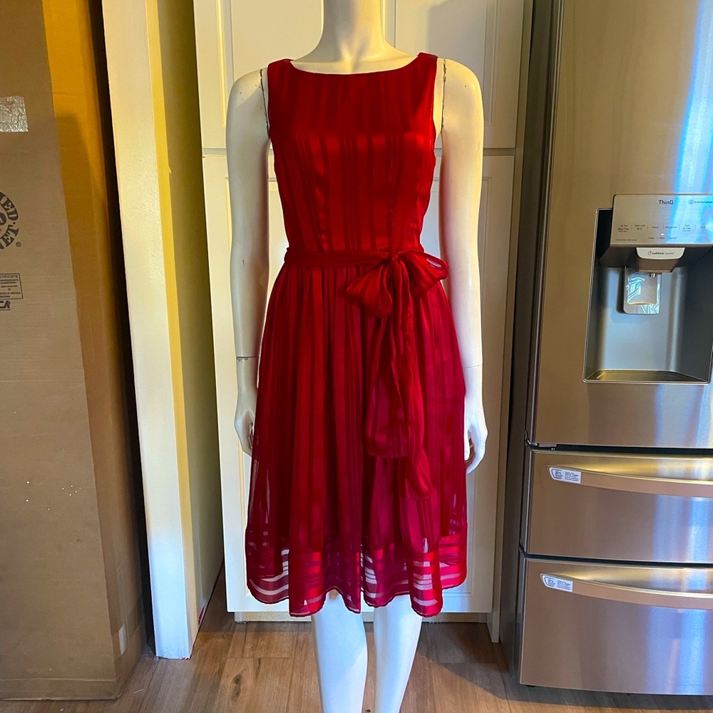 Beautiful red holiday dress size 6